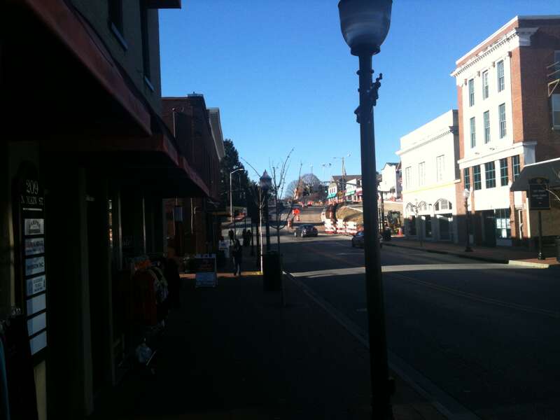 Downtown, Blacksburg, Virginia, USA