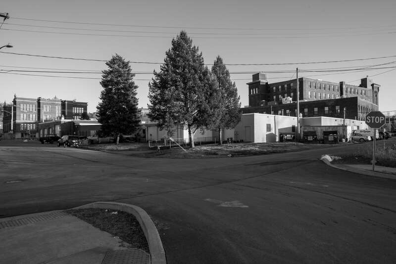 The entrance of Ingalls Avenue Boat Launch, Troy, New York.