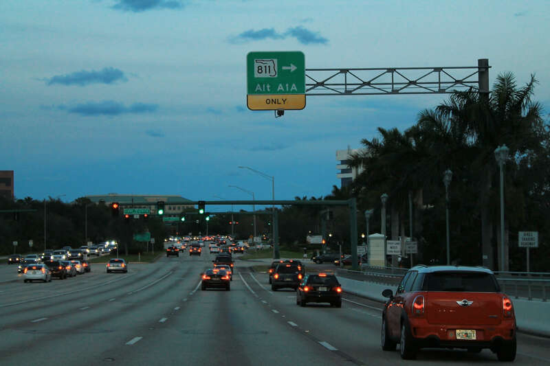 For a while, A1A had an Alternate Route on Florida State Road 811. I think &quot;SR 811&quot; was named afterwards as a continuation of Dixie Highway in Palm Beach County. But the idea of an &quot;Alternate-Alternate Not Unlike But Not Quite US Route 1&quot; is enough