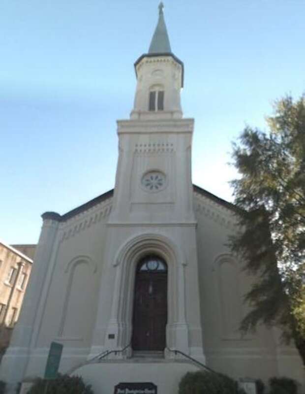 The First Presbyterian Church in Macon, Georgia. It is the 2nd- tallest church in Macon, and the 6th- tallest building in Macon.