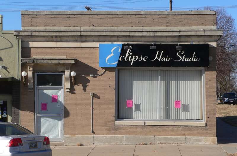 First State Bank of Bethany building, located at 1551 N. Cotner Boulevard in Lincoln, Nebraska; seen from the east.
