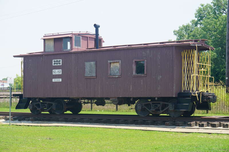 Frisco caboose No. 1144 at the Frisco Heritage Center in Frisco, Texas (United States).