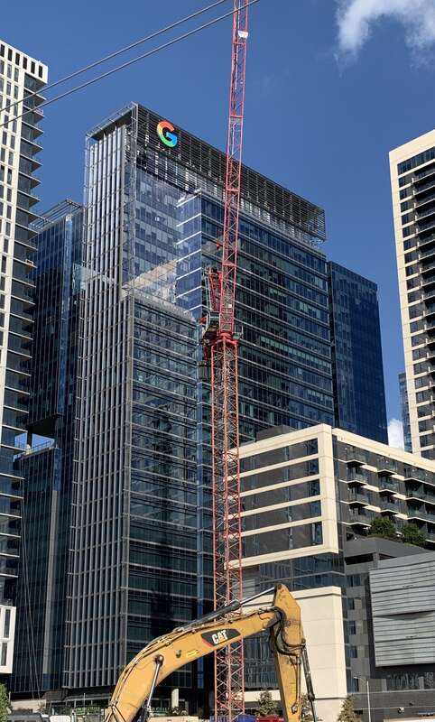 The Google Tower in Austin, Texas in October 2019.