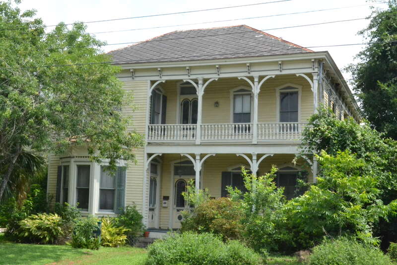 Gramann House in Victoria, Texas. Listed on the national Register of Historic Places.