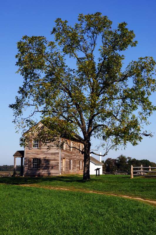 One of the surviving buildings from the engagement, it was used by Confederate troops.