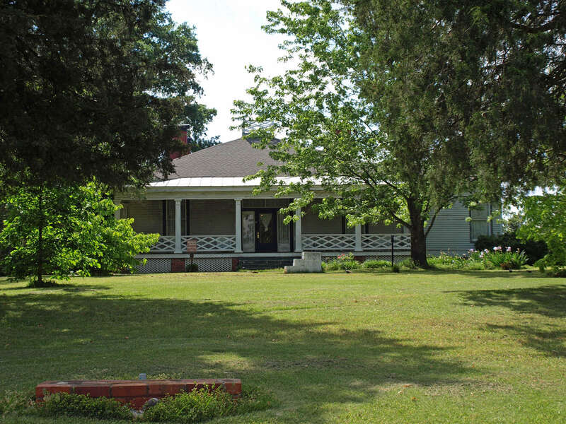 The James H. Bibb House in Madison, Alabama, listed on the Naitonal Register of Historic Places.
