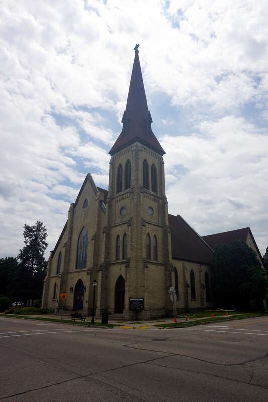 First Congregational United Church of Christ in Janesville, Wisconsin (United States).