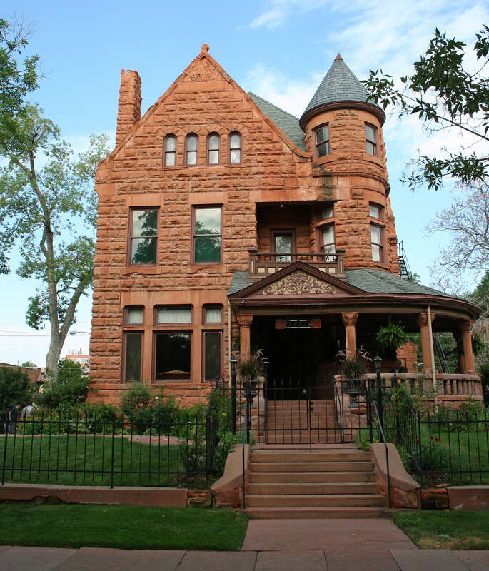 The Jeffery and Mary Keating House, located at 1207 Pennsylvania Street in Denver, Colorado