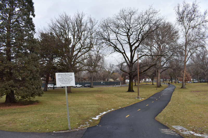 Julia Davis Park in Boise, Idaho, in December.