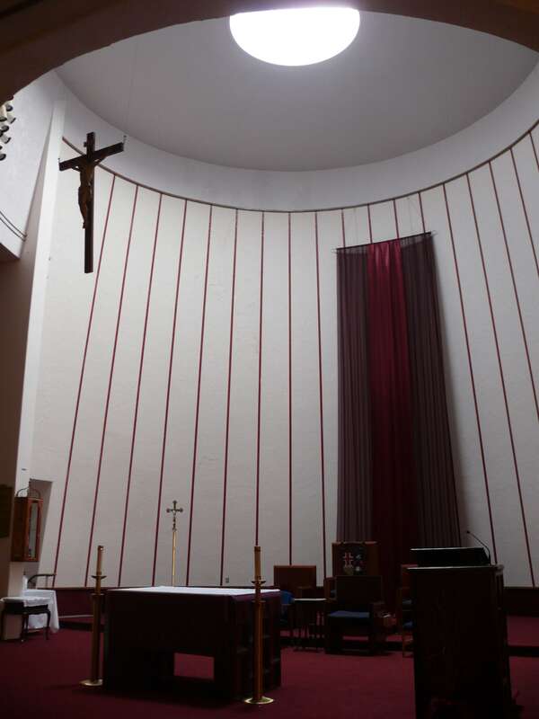 The Cathedral of the Immaculate Heart of Mary of Las Cruces (New Mexico, USA).