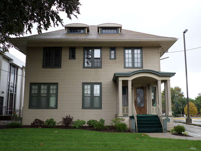 The Louis Beck House, now owned by Lansing Community College, located at 515 N. Capitol Ave, Lansing, MI.