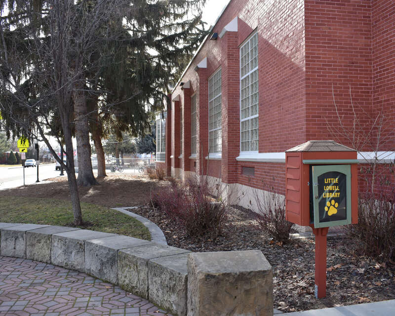 Lowell School (1913) in Boise, Idaho, is listed on the National Register of Historic Places. The school also is home to a Little Free Library.
