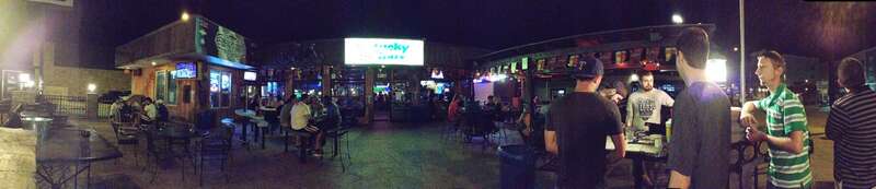 Lucky Lous on a nice Friday night