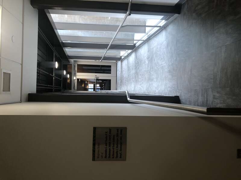 Maginnes Bridge, as seen from the STEPS building