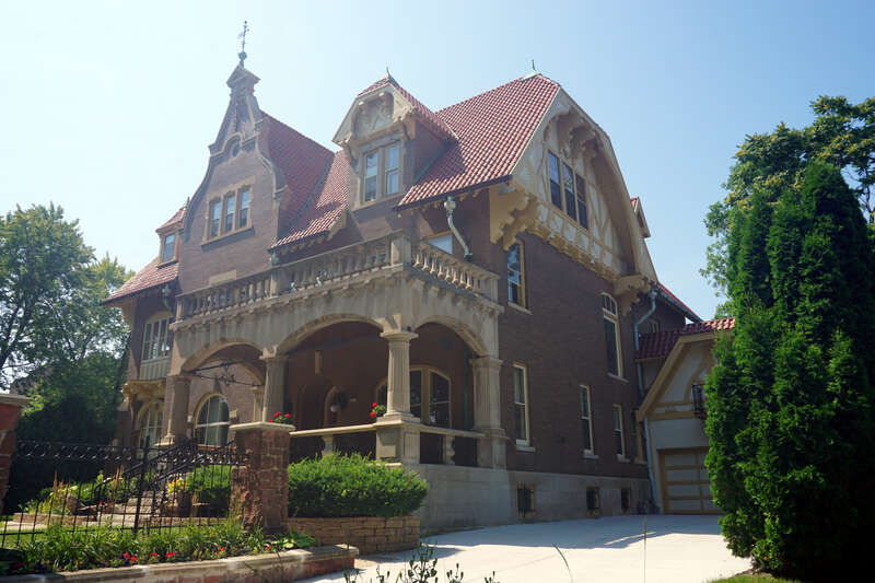 2611 North Terrace Avenue (the Anna and Gustav J. A. Trostel House) in Milwaukee, Wisconsin (United States).