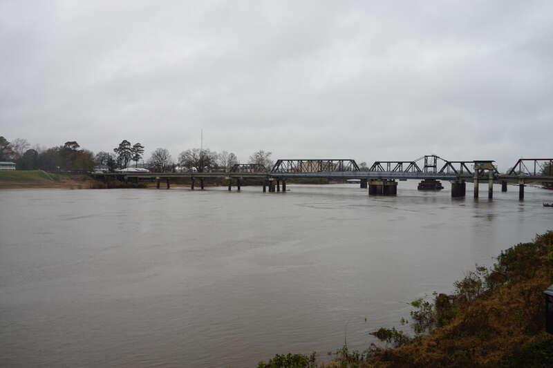 The Ouachita River in Monroe, Louisiana (United States).