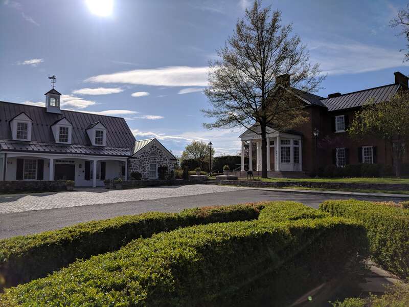 The National Sporting Library &amp;amp; Museum in Middleburg, Virginia. The Library building on the left, constructed in 1999. Museum building on the right.