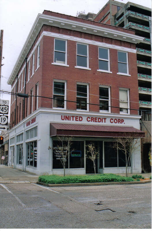 Niolon Building in Downtown Meridian, MS