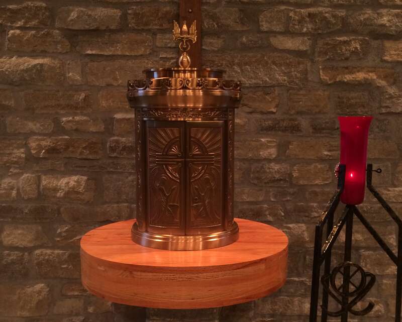 Our Lady of Lourdes Parish (Marysville, Ohio) - tabernacle
