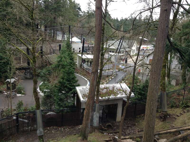 Overlook of Oregon Zoo's Great Northwest