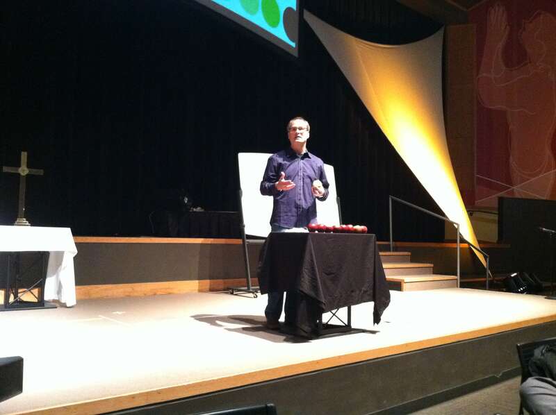 Rev. Adam Hamilton speaks at the 2011 Church of the Resurrection Leadership Institute.