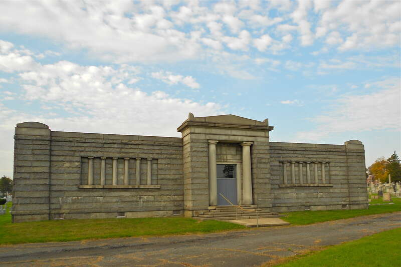 The Community Masoleum at Riverview Cemetery Company of Wilmington, Delaware. Cemetery on the NRHP since July 3, 2012, at 3300 &amp;amp; 3117 N. Market St., Wilmington, Delaware (New Castle County)