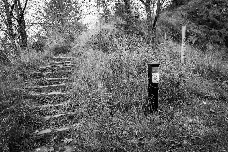 The summit trail to Skinner Butte