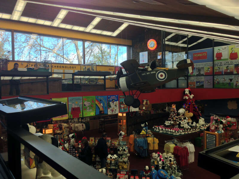 Snoopy's Gallery and gift shop 
Location of old Charles Schulz Museum