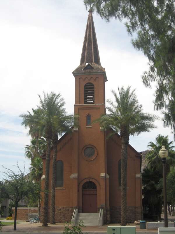 The oldest Catholic church in the Valley, this 1902 building is now known as the Newman Center and serves the Tempe and ASU communities. It was added to the National Register of Historic Places in 1978.