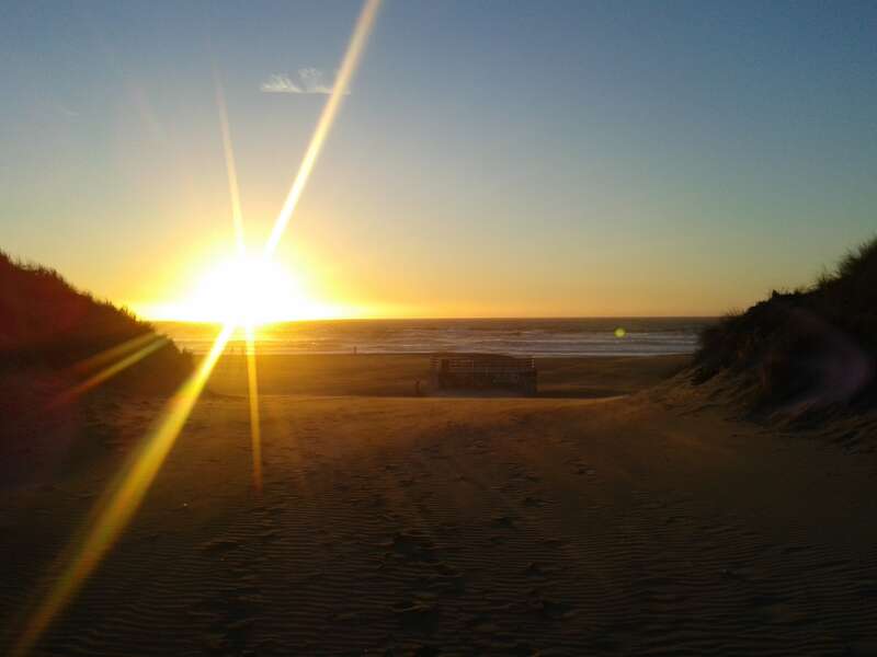 Sunset on Ocean Beach