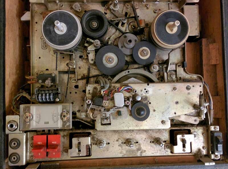 // Reel-to-rell recorders and magnetic tape by Sameer Verma, San Francisco State University