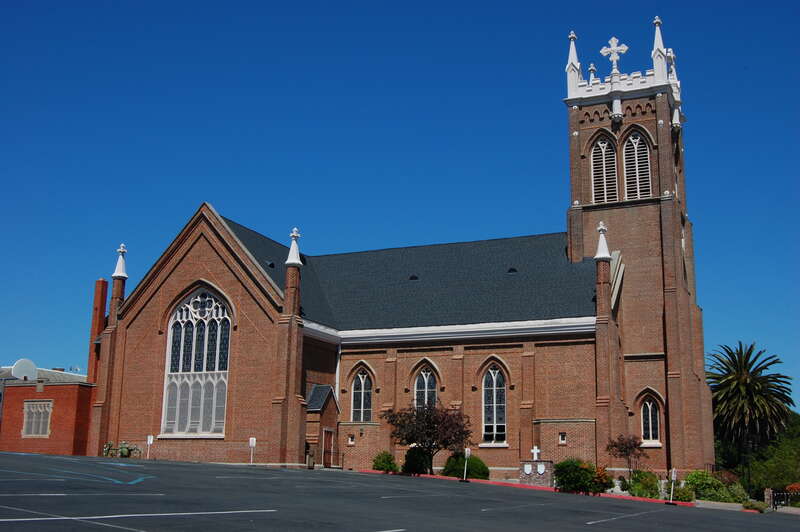 Saint Vincent Ferrer Catholic church. 925 Sacramento Street. Vallejo, California, USA