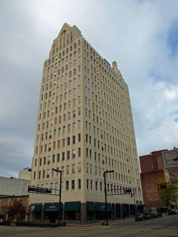 The Watts Building in Birmingham, Alabama, listed on the National Register of Historic Places.
