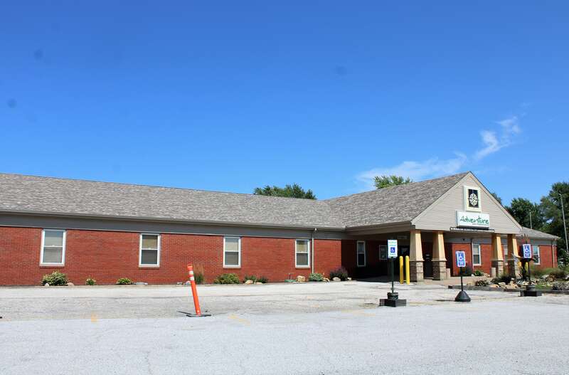 Adventure Christian Community on Northwest Blvd. in Davenport, Iowa. The building was built as the Moose Lodge.