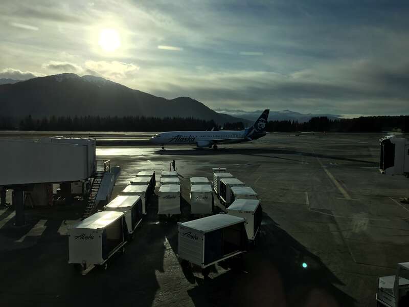Alaska Airlines Boeing 737 at Juneau
