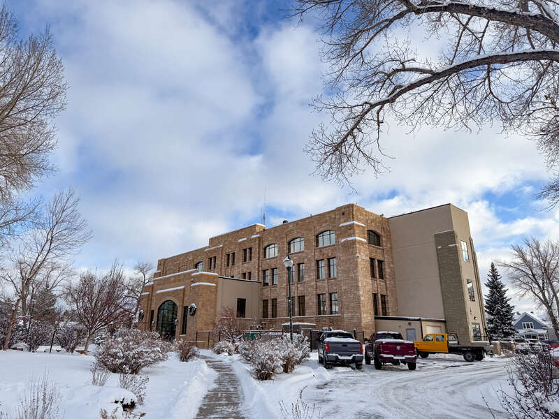 The Albany County Court House in Laramie, Wyoming, on January 7, 2025.






This is an image of a place or building that is listed on the National Register of Historic Places in the United States of America. Its reference number is 88002541.