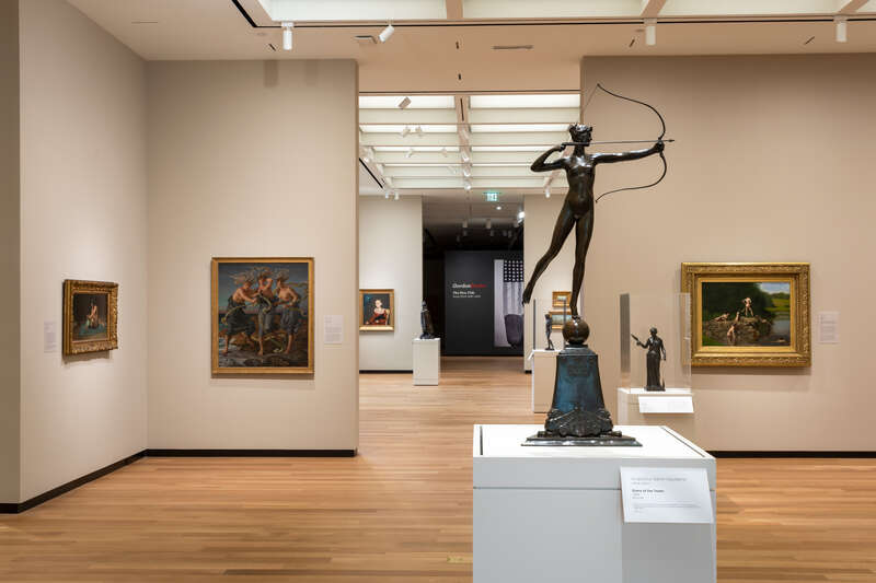 Amon Carter Museum of American Art galleries after 2019 renovation.