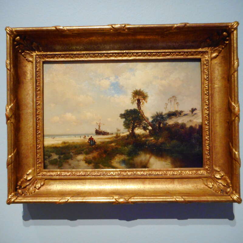 Artwork on display at the Norton Museum of Art at 2019 reopening