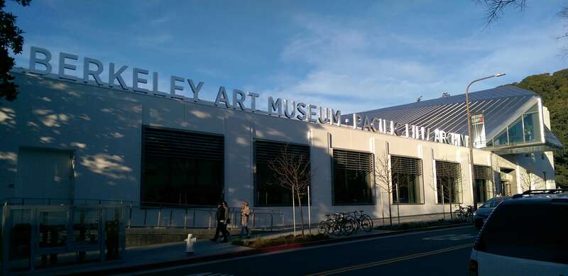 The entrance to the new location for the Berkeley Art Museum Pacific Film Archive, which opened in January, 2016. Photo by Jim Heaphy.