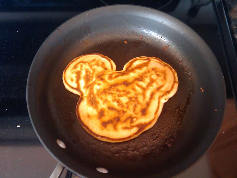 Cooking pancakes advanced level #mickey #ornot