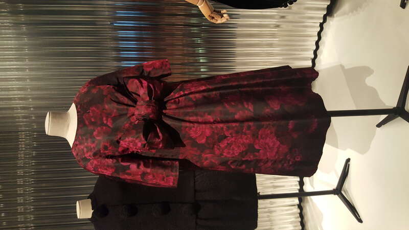 Faille smock dress by Yves Saint Laurent for Christian Dior (Spring-Summer 1958) on display at the Denver Art Museum