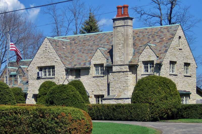Dr. Harry James McKean House in the Near North Historic District, Waukegan, IL (1928). McKean was a dentist.