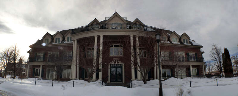 500px provided description: Cold Wind, Warm Day... Photo Time. ;) [#landscape ,#reflections ,#sunset ,#water ,#reflection ,#building ,#snow ,#panorama ,#landscapes ,#skyline ,#panoramic ,#waterscape ,#snake river ,#idaho falls ,#Idaho ,#snake river
