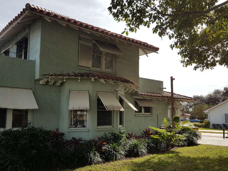 James D. and Alice Butler House back of house SW view
