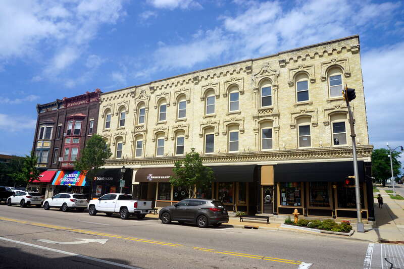 The Fredendall Block in Janesville, Wisconsin (United States).