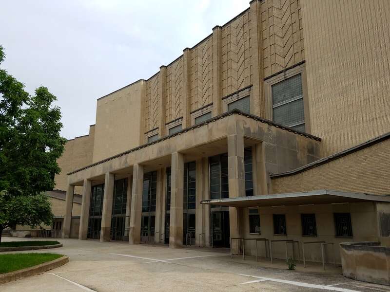 A view of the Memorial Coliseum in Lexington, Kentucky