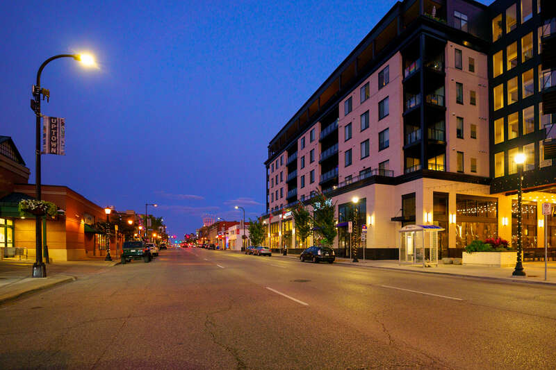 West Lake Street in Uptown Minneapolis.