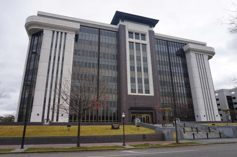 The Retirement Systems of Alabama building in Montgomery, Alabama (United States).