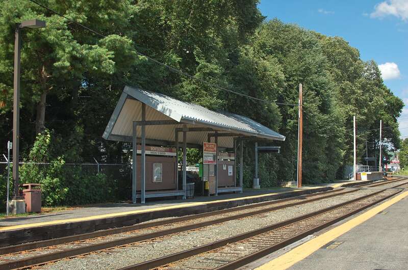Montserrat station on the Newburyport-Rockport line of the MBTA commuter rail.