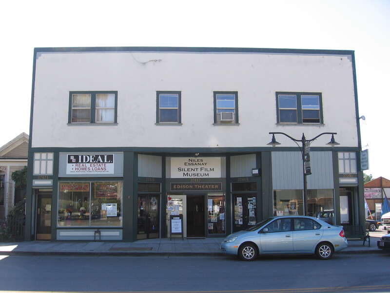 The Niles Essany Silent Film Museum ("Edison Theater") in the Niles district of Fremont, California, USA.